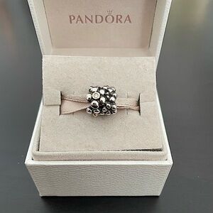 Pandora diamond flower charm